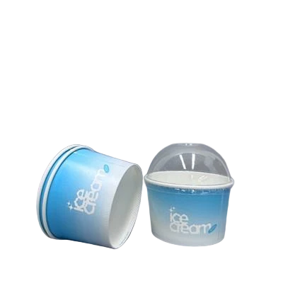 8oz skodelice za sladoled s pokrovi